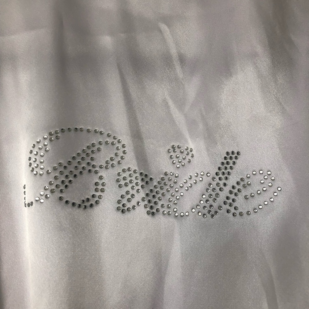Bride Robe with Rhinestones - Picture 3 of 3